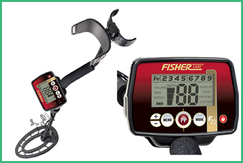 Fisher F22 best mid range metal detector