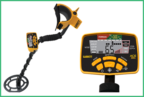 Garrett ACE 300 mid range metal detector